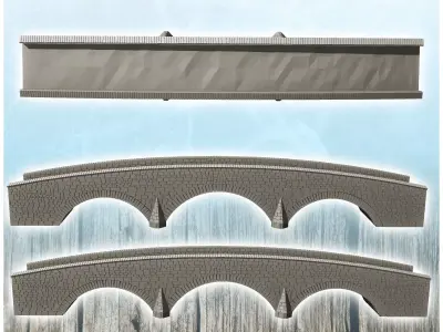 Burnsides Bridge Antietam battlefield - Cowboy USA America ACW A 3D print model