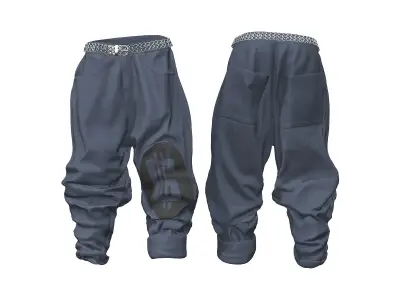 Full Female Rapper Outfit Low-poly 3D model