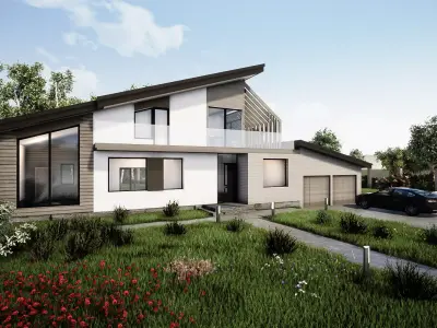 Modern House 3D model 62