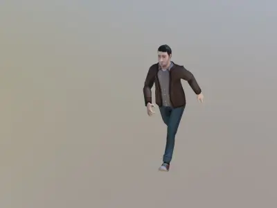 Casual Male Free low-poly 3D model