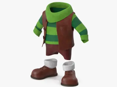  Cartoon Costume Brown 