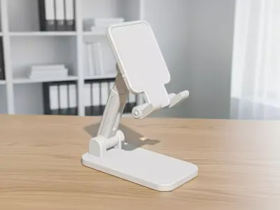 Adjustable Phone Stand 3D Printable 3D print model
