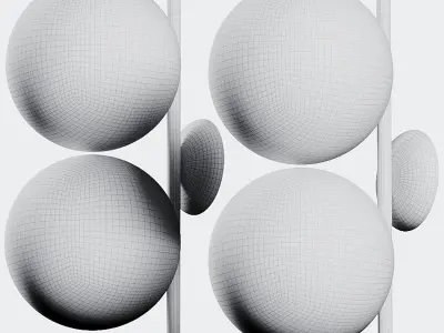 Flos IC Lights CW1 Double Wall Lamp 3D model