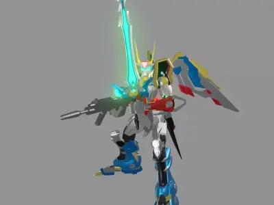 The Mecha Attacker 9 3D model