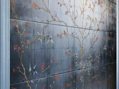 Wall panels Boiserie 3D model