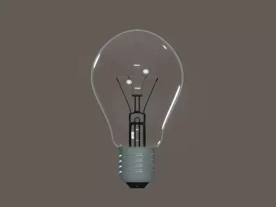 Bulb light 3D model buy