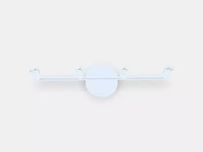 KRUSNATE Ceiling spotlight with 4 spots Low-poly 3D model