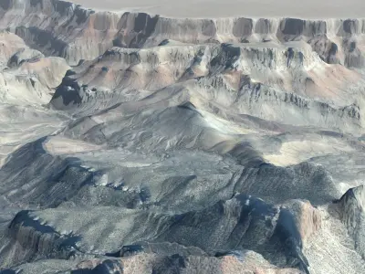 Grand Canyon USA Landscape 3D model