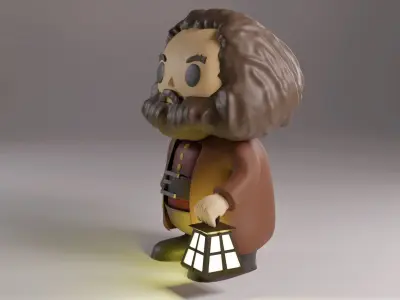 Hagrid from the Harry Potter 3D model