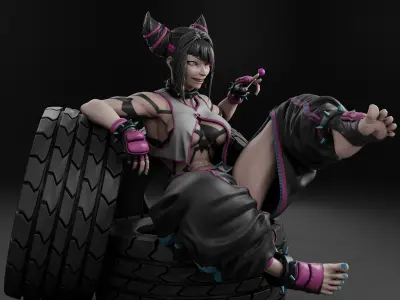 Juri - Street Fighter 3D print model