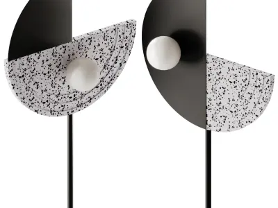 Robin Regina Side Floor Lamp 3D model