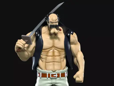 Fossa - Whitebeard Pirates - One piece 3D print model