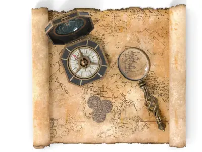 Ancient Treasure Hunter Kit 2 3D model