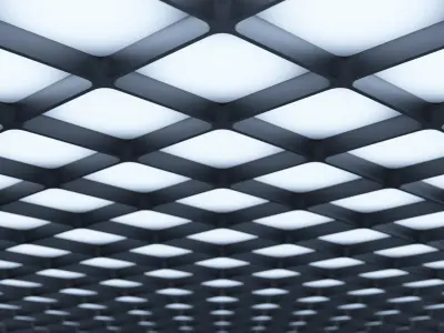  4 Sci-fi Interiors Set 