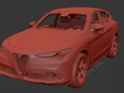 Alfa Romeo Stelvio 949 Q4 2017 3D print model