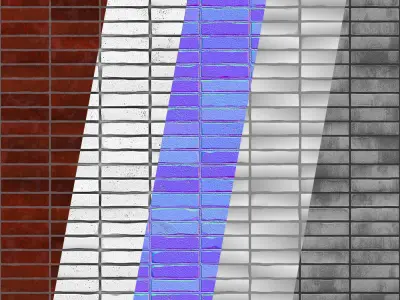 Wall Brick Design-13-PBR-4K-2K Texture
