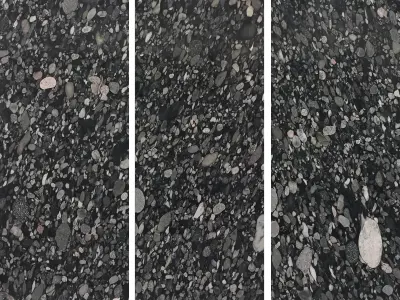 Black marinace marble 3D model