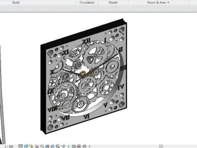 21 Models Clock Revit 2015 3D model