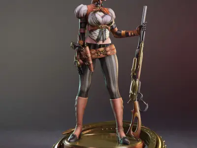 Lady Mechanika 3D print model