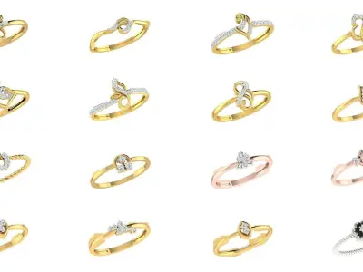 143 Light weight ring model  3D Model Pack