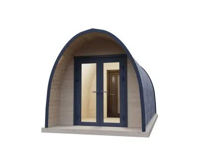 Camping Pod wooden cabin 3D model