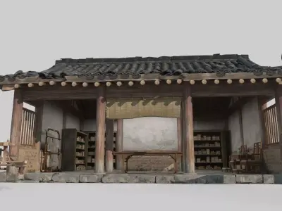 Ancient Asian Architectural Escort Agency 3D model