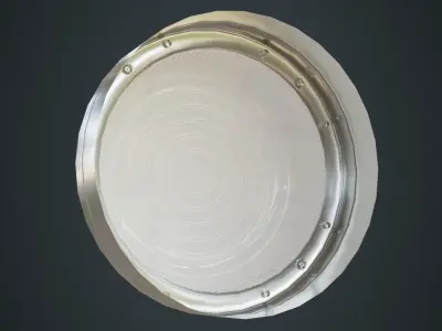 Bulkhead Light 2B Low-poly 3D model