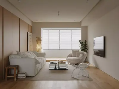 apartment interior scenes          3D model purchase