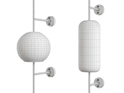 RULES COSMO WALL Low-poly 3D model