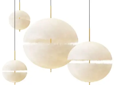 Postkrisi Nordic Moon Lamps 3D model