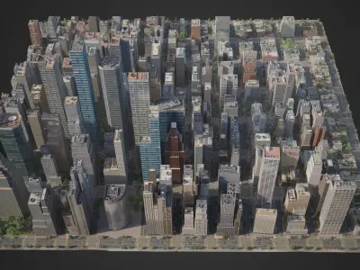 Realistic City S4 3D model