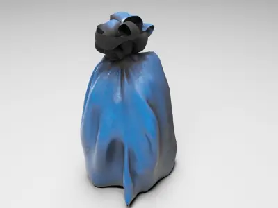 Garbage dusty bags 3D model