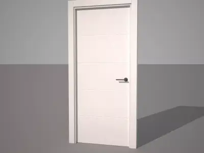 StandardDoor Free low-poly 3D model