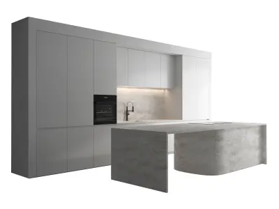 Kitchen set 06 3D model