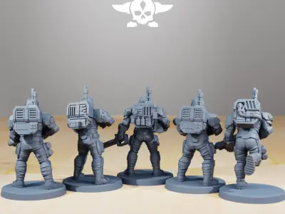 National Guard Infantry 3D print model