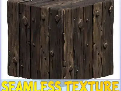 Stylized Wood Floor Seamless Texture Texture 3