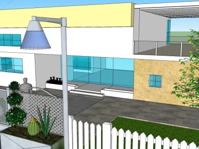 3D House project 3D model