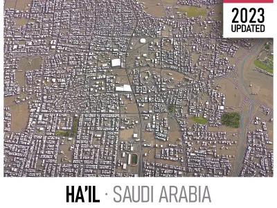 Hail - 3D City Low-poly 3D model