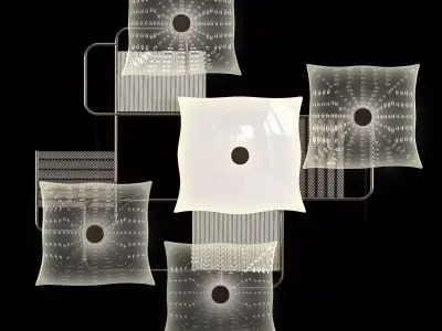 Alumina chandelier barovier toso 3D model