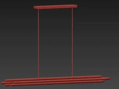 Sebastian Linear Suspension Collection 3D model