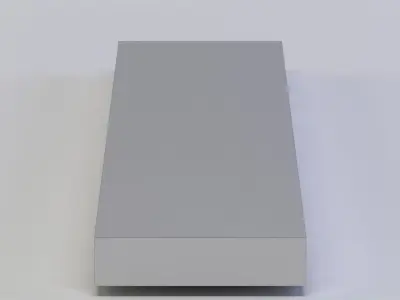 Plank box Low-poly 3D model