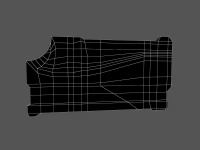 UHD High tech Graphical Interface v10 002 Low-poly 3D model