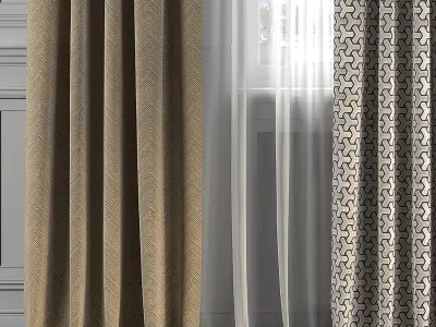 Curtain Set 249 3D model