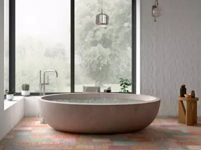 Vintage Patchwork Boho Tile Texture