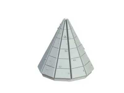 Sci Fi Object No 2715 Low Poly Low-poly 3D model