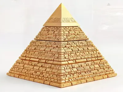 Egyptian Pyramid 3D model buy