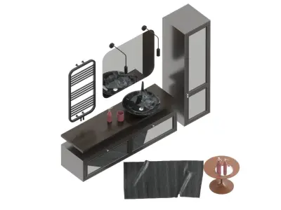 washbasin classic 3D model