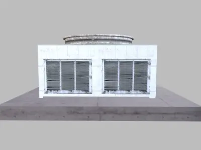 Air Vent Low-poly 3D model