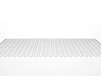 Contemporary Carpet - Rug 11 Low-poly 3D model