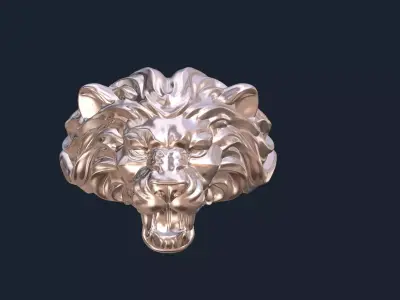 ring lion 3D print model purchase